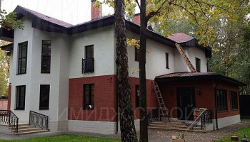 Ремонт фасада и внутри дома Глумилино
