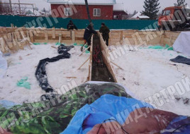 Стройка дома в Дмитриевке