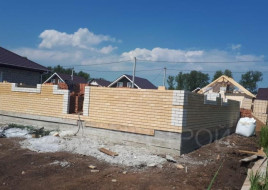 Процесс строительства двухэтажного коттеджа