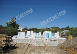 Коттедж из газобетона в Федоровке