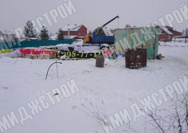 Стройка дома в Дмитриевке
