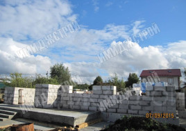 Коттедж из газобетона в Федоровке