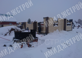 Стройка дома в Дмитриевке