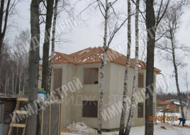 Каркасный коттедж в Блохино