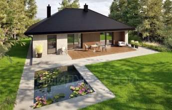 Проект одноэтажного коттеджа 117 м² .Планировка и фото Проект одноэтажного коттеджа 117 м² .Планировка и фото