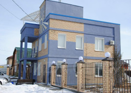 Процесс строительства магазина из газобетона с плоской кровлей