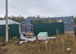 Серая "баварская кладка" в одноэтажном коттедже
