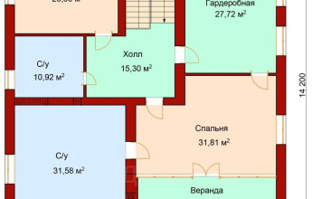 Большой коттедж 470 кв.м