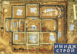 Строительство фундамента под большой дом