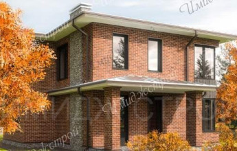 Красивый проект коттеджа 136 кв.м. Красивый проект коттеджа 136 кв.м.