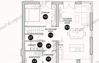 Проект коттеджа с террасой на втором этаже 144 кв.м. Проект коттеджа с террасой на втором этаже 144 кв.м.