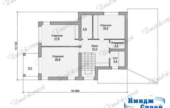 Наша разработка коттеджа с гаражом 222 кв.м. Наша разработка коттеджа с гаражом 222 кв.м.