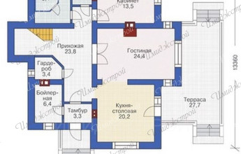 Дом в стиле модерн с балконами Проект дома в стиле модерн на 246 м2 Дом в стиле модерн с балконами Проект дома в стиле модерн на 246 м2