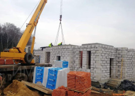 Готовый коттедж из газобетона в Миловке