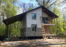 Дом из СИП панелей.
